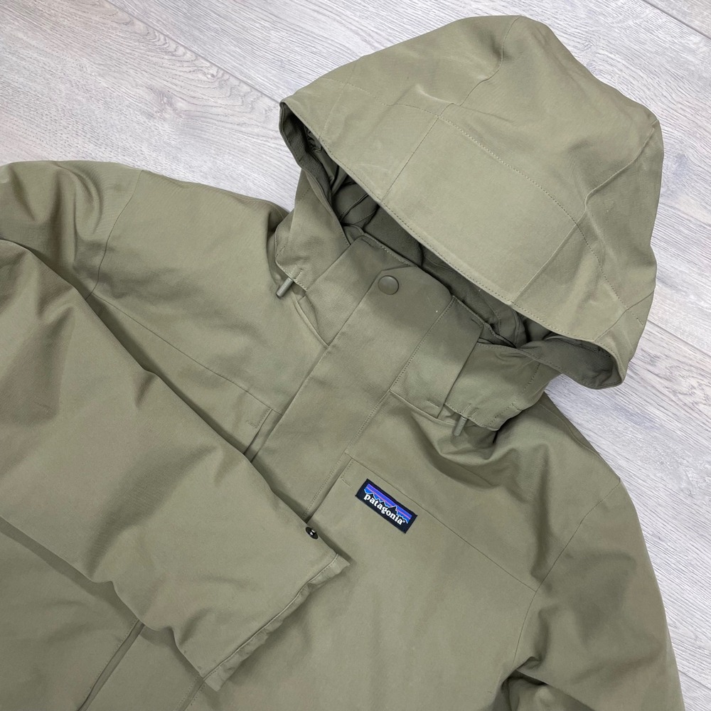 Patagonia Tres 3-in-1 Parka Shell Mens Medium Green Insulated Hooded Jacket